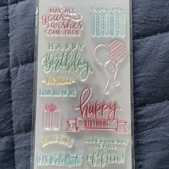 Lot of 3 packages of clear polymer stamps -Brand New - Picture 3 of 4